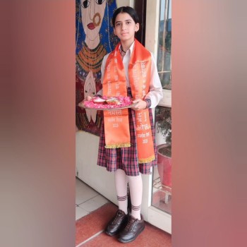 It is my school pic, welcoming chief guests